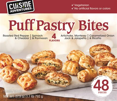 Preheat oven to 400° F. . Costco puff pastry appetizers